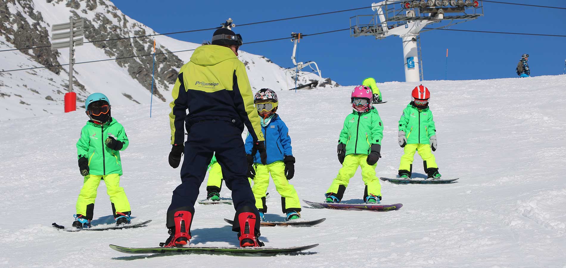 snowboard group lessons children