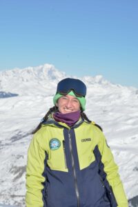 Snowboard instructor Prosneige Les Menuires Barbara Strano