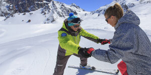 adult ski leson beeginer