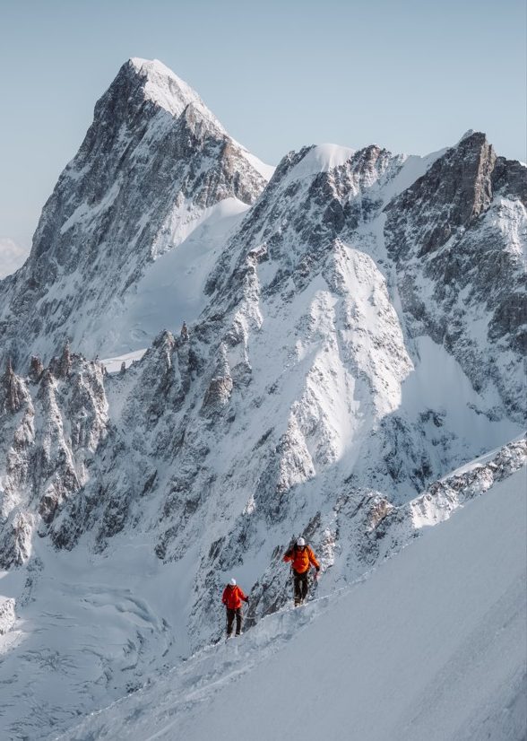 beautiful landscape ski lesson chamonix